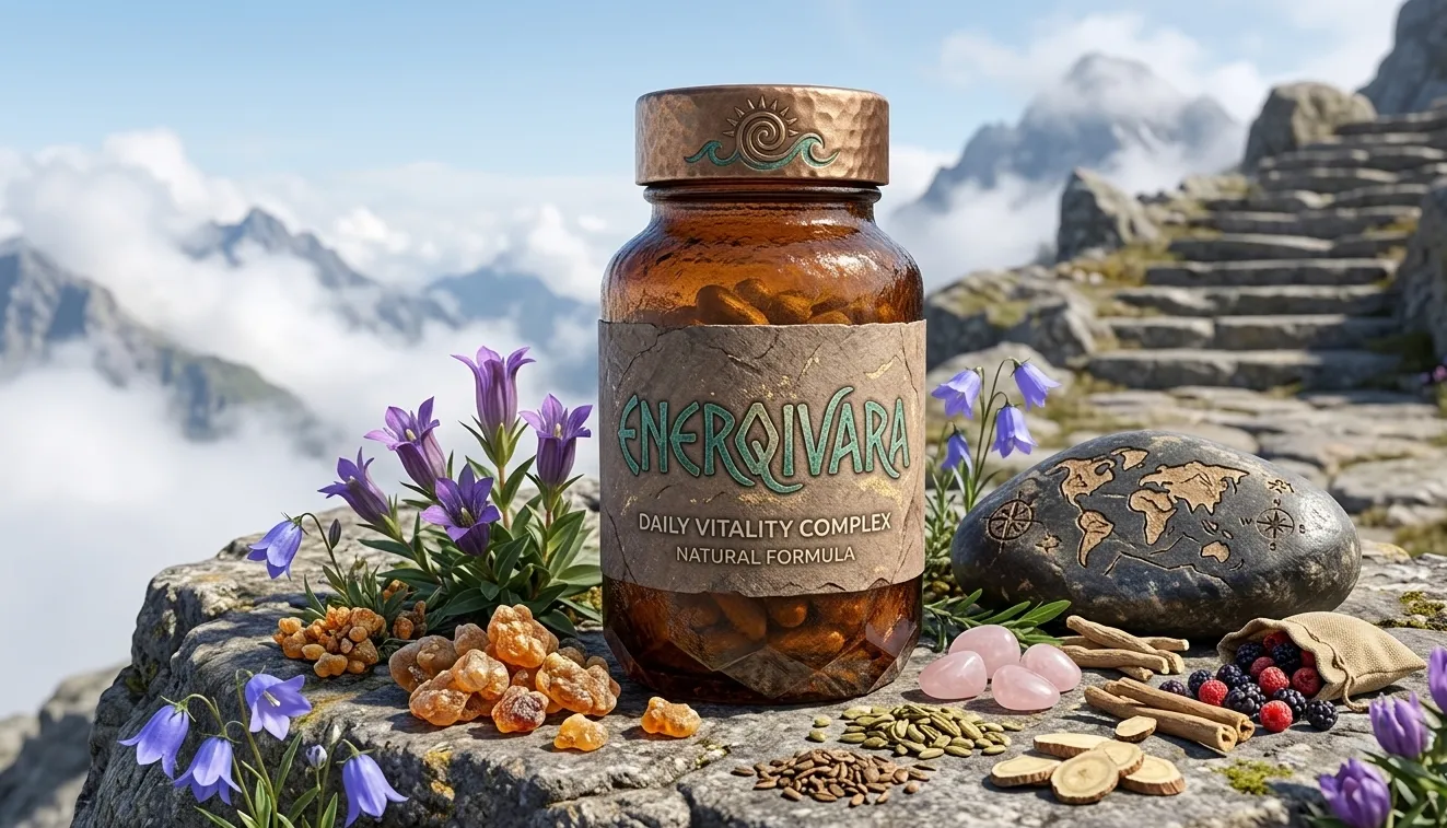 Enerqivara natural supplement bottle